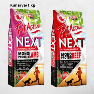  FitActiveNEXT Hypoallergenic MONO 2 változatban: Bárány vörösáfonyával vagy Marha vörösáfonyával - kimérve 1 kg