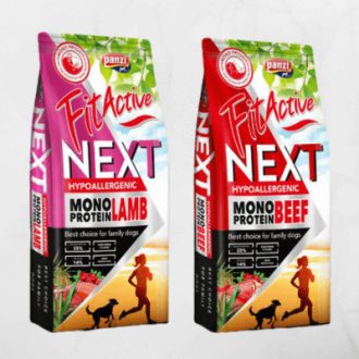   FitActiveNEXT 15kg Hypoallergenic MONO 2 változatban: Bárány vörösáfonyával vagy Marha vörösáfonyával
