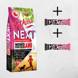   FitActiveNEXT Monoprotein Bárány csomag kutyáknak – száraztáp 15 kg + 2 db jutalomfalat