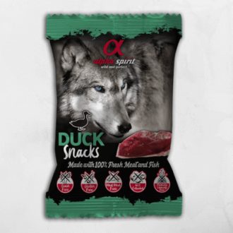 Alpha Spirit Kacsás félnedves snack kockák 50g