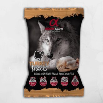 Alpha Spirit Pulykás félnedves snack kockák 50 gr