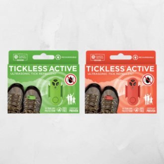   TICKLESS Active – újratölthető, ultrahangos kullancsriasztó gazdiknak 2 színverzióban