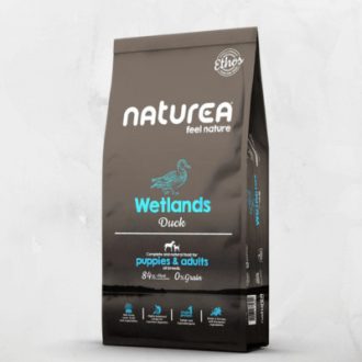   Naturea ETHOS Wetlands Free Range Duck - Hipoallergén Kutyatáp kölyök és felnőtt kutyáknak 10 kg