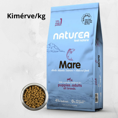 Naturea Naturals MARE - Lazac - Hipoallergén táp kölyök és felnőtt kutyáknak - kimérve 1 kg
