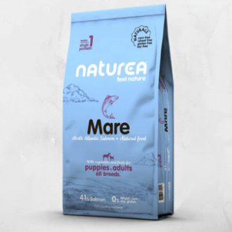   Naturea Naturals MARE - Lazac - Hipoallergén táp kölyök és felnőtt kutyáknak 12 kg