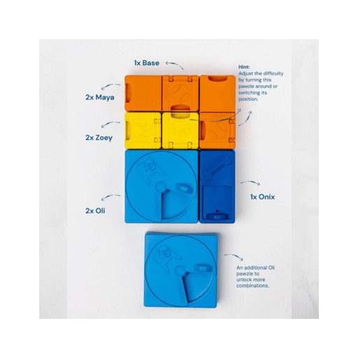 Pawzler - Logikai játék - Rainbow szett - Mini
