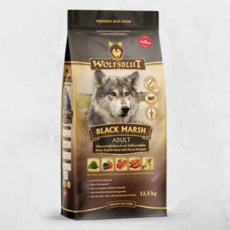   Wolfsblut Black Marsh Adult - Vizibivaly édesburgonyával 12,5 kg