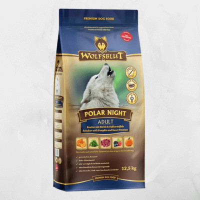 Wolfsblut Polar Night Adult Rénszarvas Sütőtökkel száraz kutyatáp 12,5 kg
