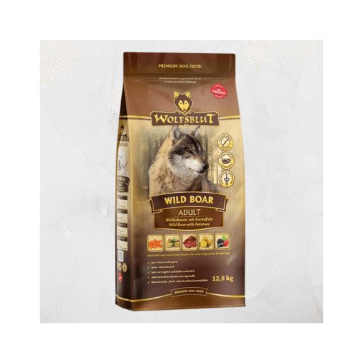 Wolfsblut Wild Boar Adult - Vaddisznó burgonyával 12,5 kg