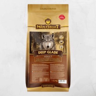   Wolfsblut Deep Glade Adult - Rőtvad és vizibivaly édesburgonyával 12,5 kg